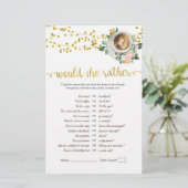 Papier L'amour du café brasse si elle préfère le jeu (Debout devant)