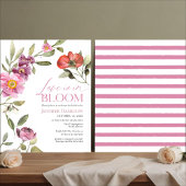 Papier L'amour est dans Bloom Rosey Floral Fête des marié