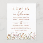 Papier L'amour est dans la Fête des mariées Fleur sauvage (Devant)
