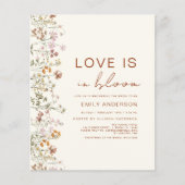 Papier L'amour est dans la Fête des mariées Fleur sauvage (Devant)