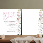 Papier L'amour est en fleur | Invitation à la douche nupt