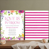 Papier L'amour est en fleur | Invitation budgétaire Fête 