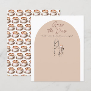 Papier L'amour est en train de préparer un café Jeu devin