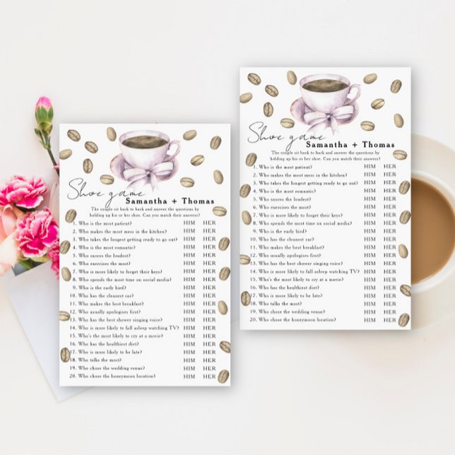 Papier L'amour se prépare jeu de chaussures pour la douch (Créateur téléchargé)