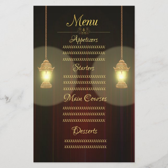 Papier Lampe-rideau de théâtre (Devant)