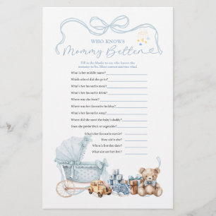 Papier Landaueuse Bébé Bleue Coquette Qui Connaît Mieux M
