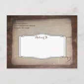 papier — landenhart opslaan Datum Aankondigingskaart (Achterkant)