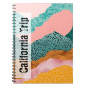 Papier landschap, gescheurd, gerafelde randen, gro notitieboek (Voorkant)