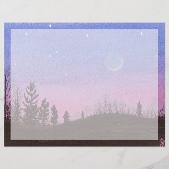 Papier Lansing Moon and Stars (Devant)