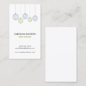 PAPIER LANTERS CARTE DE VISITE (Devant / Derrière)