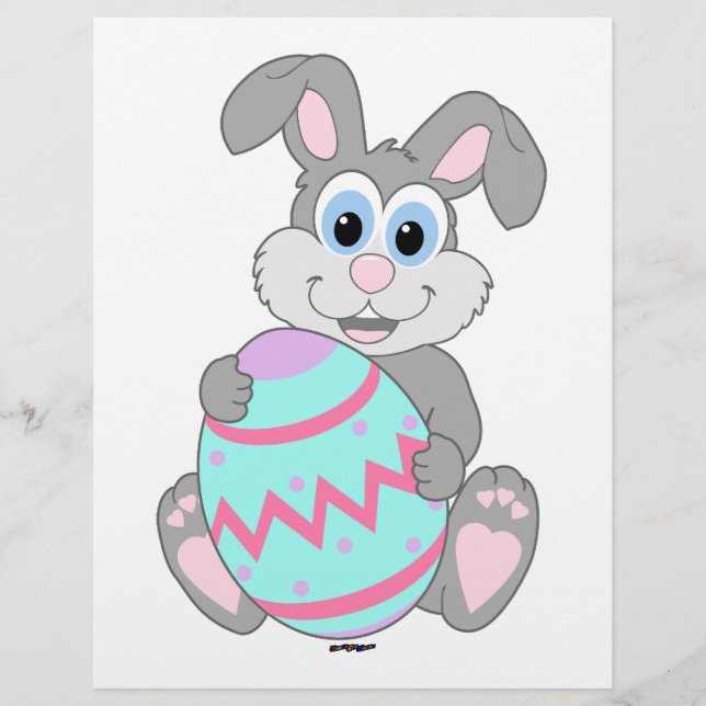 Papier Lapin de Pâques (Devant)