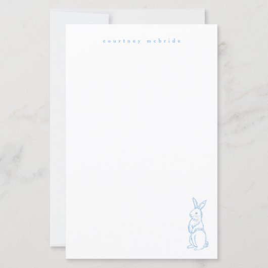 Papier Lapin Vintage (Devant)