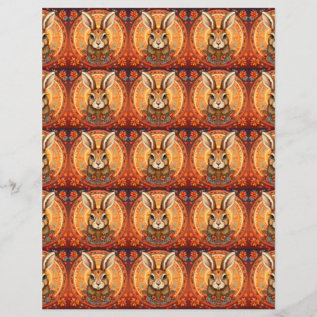 Papier Lapins bruns SCV 36 (Devant)