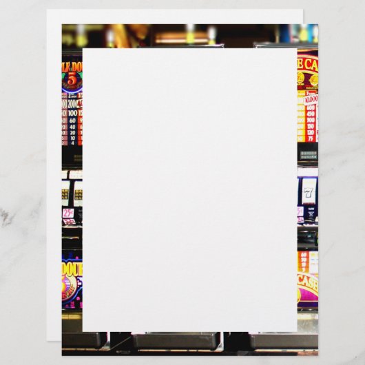 Papier Las Vegas Machines à Sous Dream Machines (Devant / Derrière)