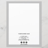 Papier Lash Client Record Ajouter un logo (Dos)