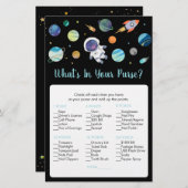 Papier L'astronaute spatiale Ce qui se passe dans votre s (Devant / Derrière)