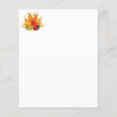 Papier L'automne part Thanksgiving (Devant)
