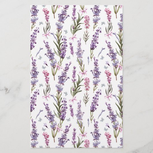 Papier Lavendar papier enveloppé de savon (Devant)