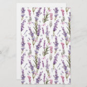 Papier Lavendar papier enveloppé de savon (Devant / Derrière)