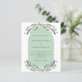 Papier Lavender arche photo sauge budget mariage (Debout devant)