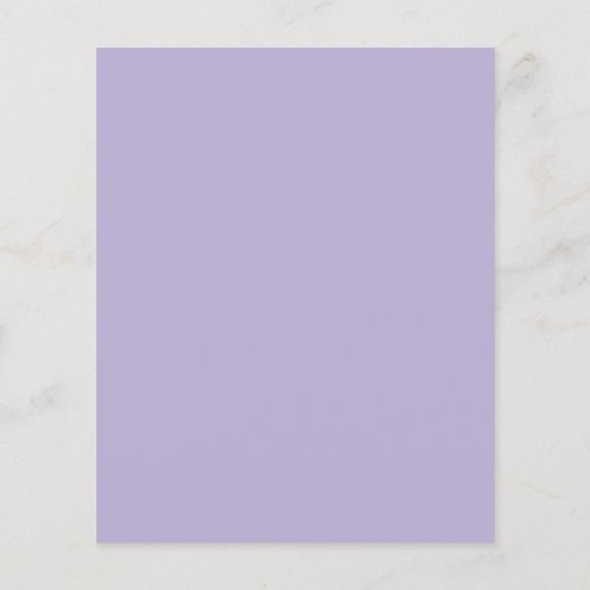 Papier Lavender Boy First Communion Budget Invitation (Dos)