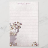 Papier Lavender Deer Dreamy Boho Chic Monogramme (Devant)