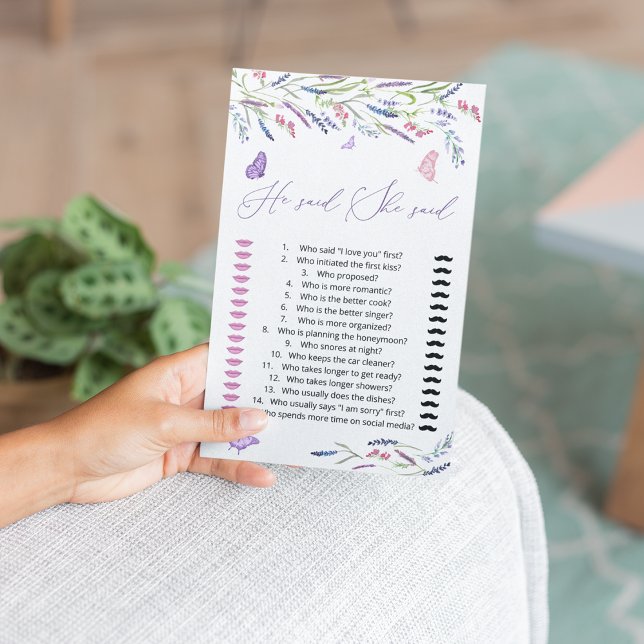 Papier Lavender Il A Dit Qu'Elle Devine Qui A Dit Que Le  (Créateur téléchargé)