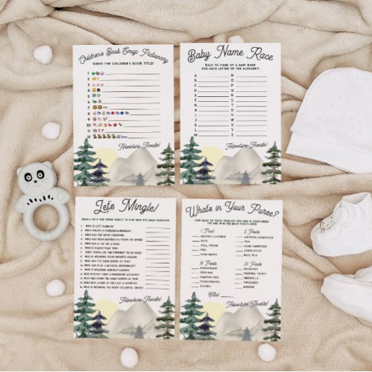 Papier L'aventure attend ! Jeu de société pour la douche