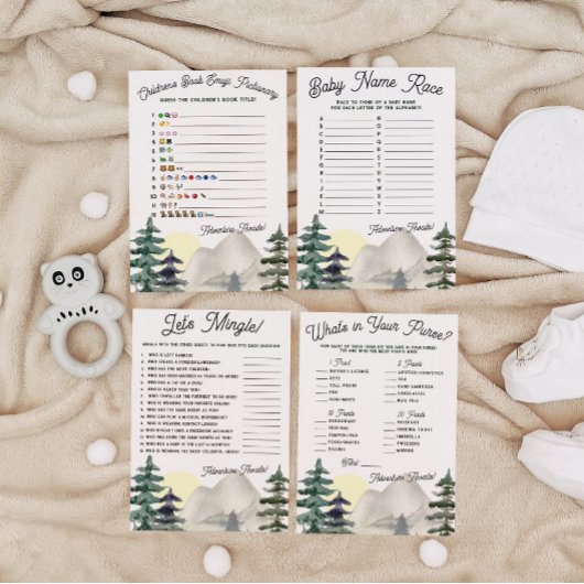 Papier L'aventure attend ! Jouons ensemble ! Jeu de Baby