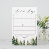 Papier L'aventure attend la nuptiale douche jeu de bingo (Debout devant)