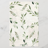 Papier L'aventure commence bagage de verdure des souhaits (Dos)