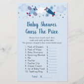 Papier L'Avion Stars Devinez Le Jeu Baby shower Prix (Devant)