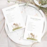 Le Baby shower de forêt de Woodland veut pour le j