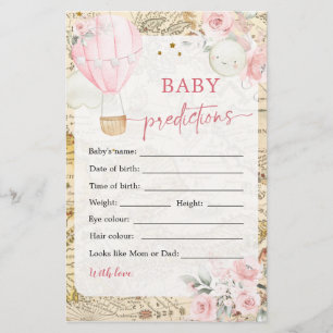 Papier Le ballon d'air n'est-elle pas des prédictions enn