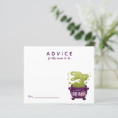 Papier Le bébé brasse des conseils d'Halloween pour la ca (Debout devant)