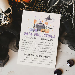 Papier Le bébé mijote Jeu de prédictions bébé violet
