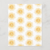 Papier Le Budget Arrive L'Invitation Du Fils Baby shower (Dos)