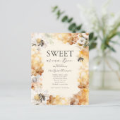 Papier Le budget doux comme peut être Baby shower invitat (Debout devant)