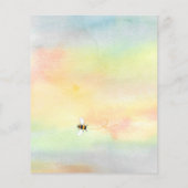 Papier Le budget doux comme peut être Baby shower invitat (Dos)