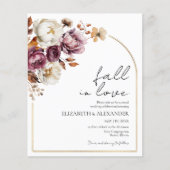 Papier Le budget tombe amoureux | Faire-part de mariage p (Devant)