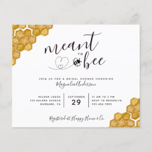Papier Le budget vise à être une invitation à la douche n