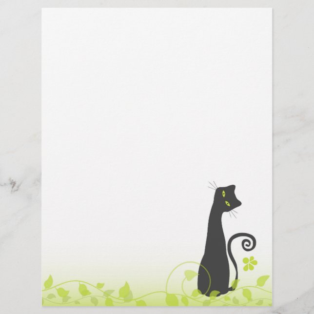 Papier Le chat (Devant)