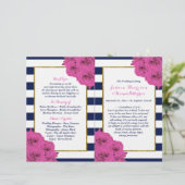 Papier Le Chic Moderne Luxe Mariage Collection Rose Roses (Debout devant)