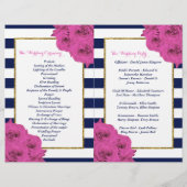 Papier Le Chic Moderne Luxe Mariage Collection Rose Roses (Dos)