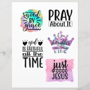 Papier Le chrétien religieux Jésus cite la Bible Verse