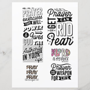 Papier Le chrétien religieux Jésus cite la Bible Verse