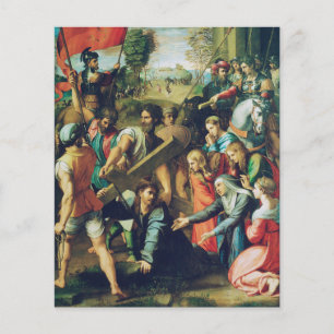 Papier Le Christ tombant sur le chemin du Calvaire