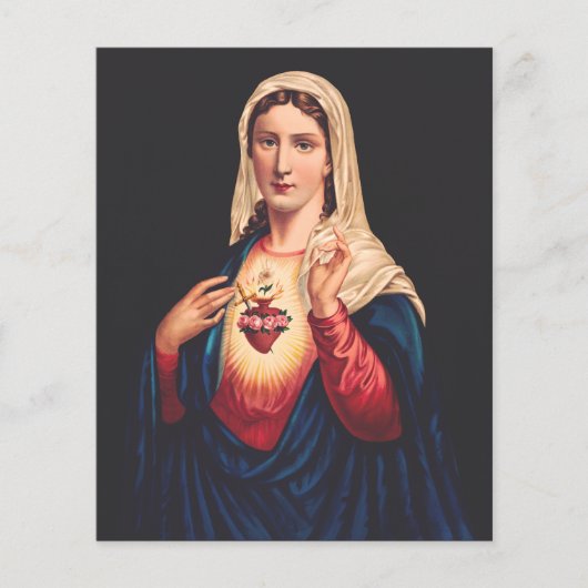 Papier Le Cœur immaculé de Marie (Devant)