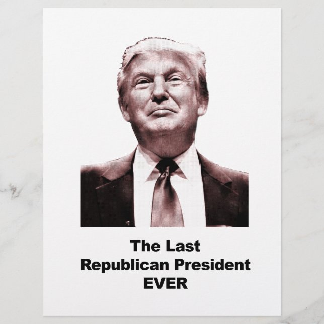 Papier Le Dernier président républicain (Devant)