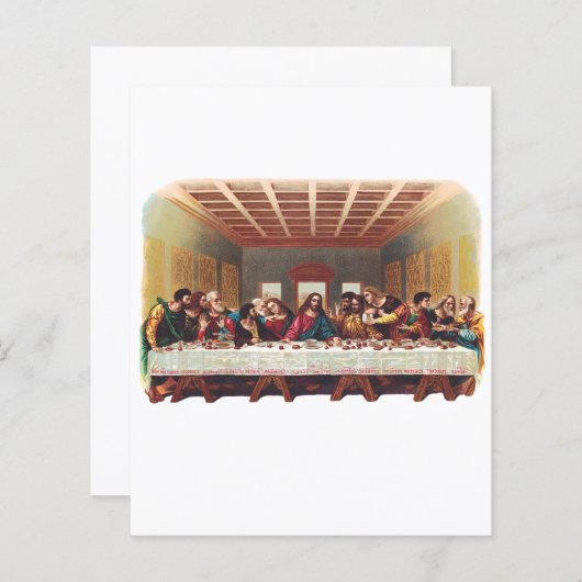 Papier Le Dernier souper (Devant / Derrière)